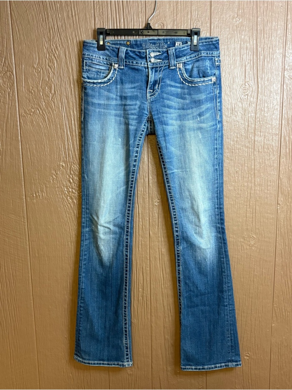 Miss Me Women's Flare Jeans in Blue Wash